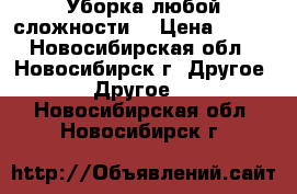 Уборка любой сложности. › Цена ­ 100 - Новосибирская обл., Новосибирск г. Другое » Другое   . Новосибирская обл.,Новосибирск г.